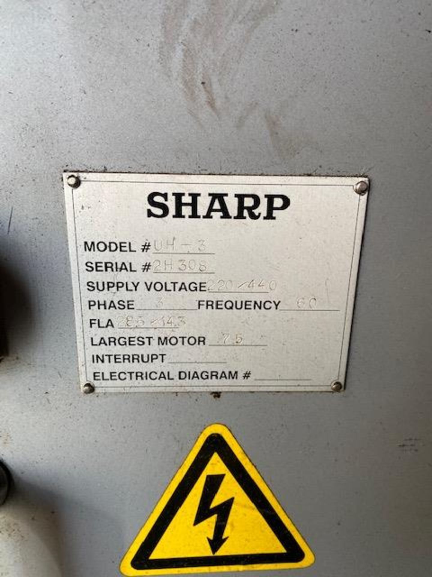 Sharp UH-3 Manual Horizontal Milling Machine - Image 6 of 20