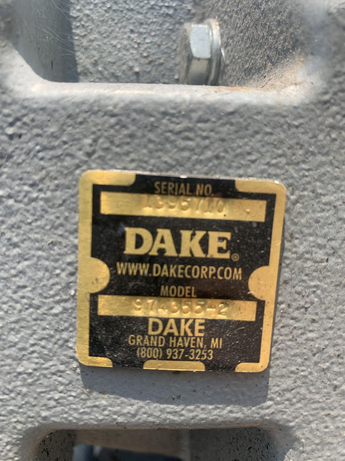Dake Model 350 S Tech Cold Saw - Image 7 of 12