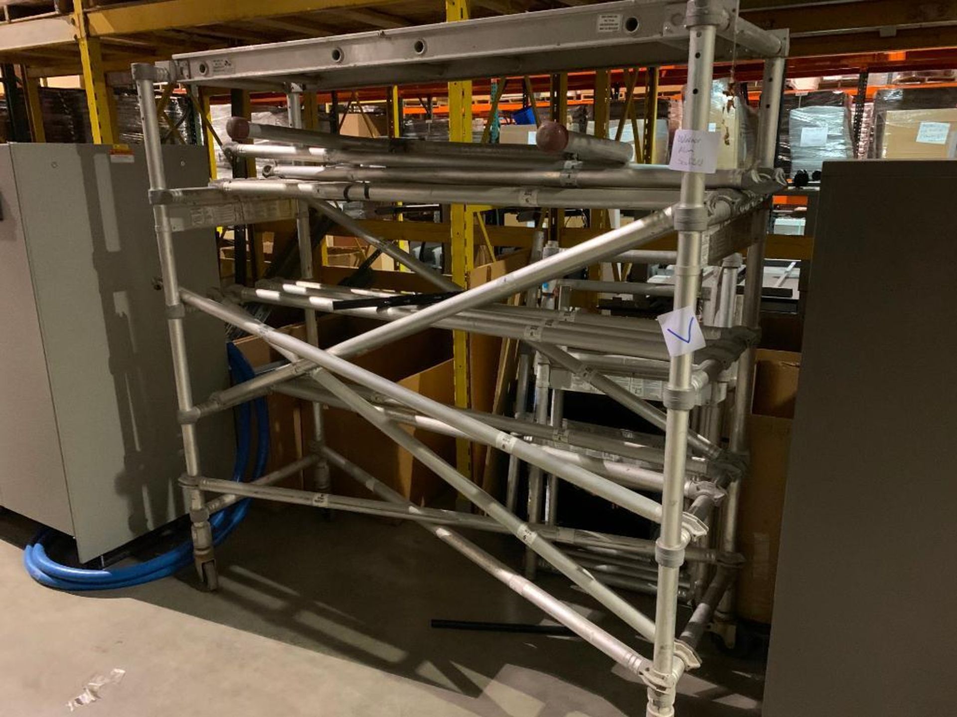 Werner aluminum scaffolding
