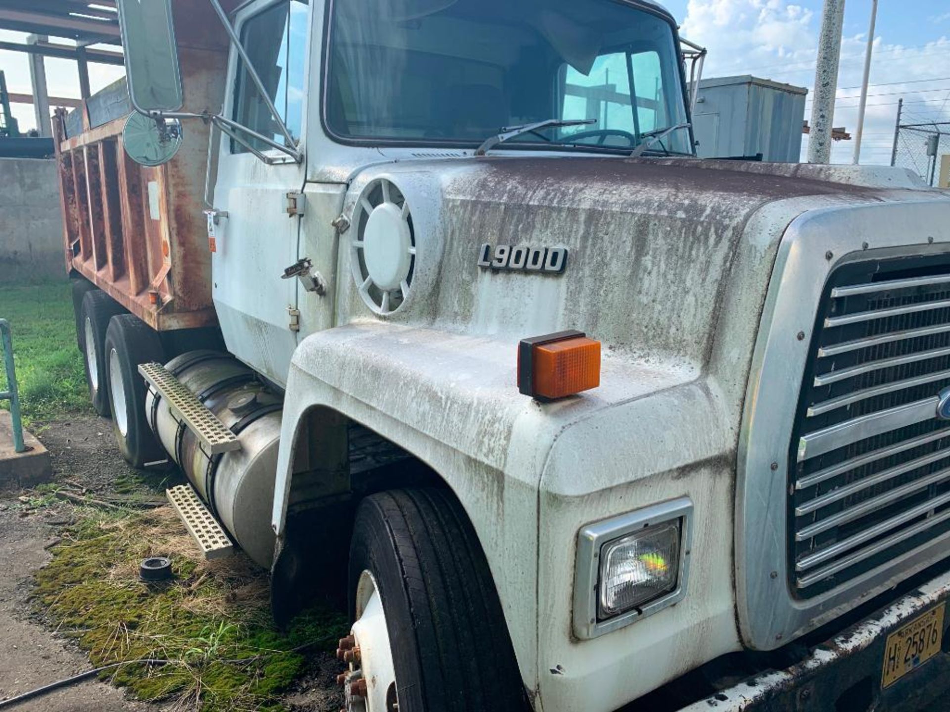 Ford L9000 tandem axle dump truck