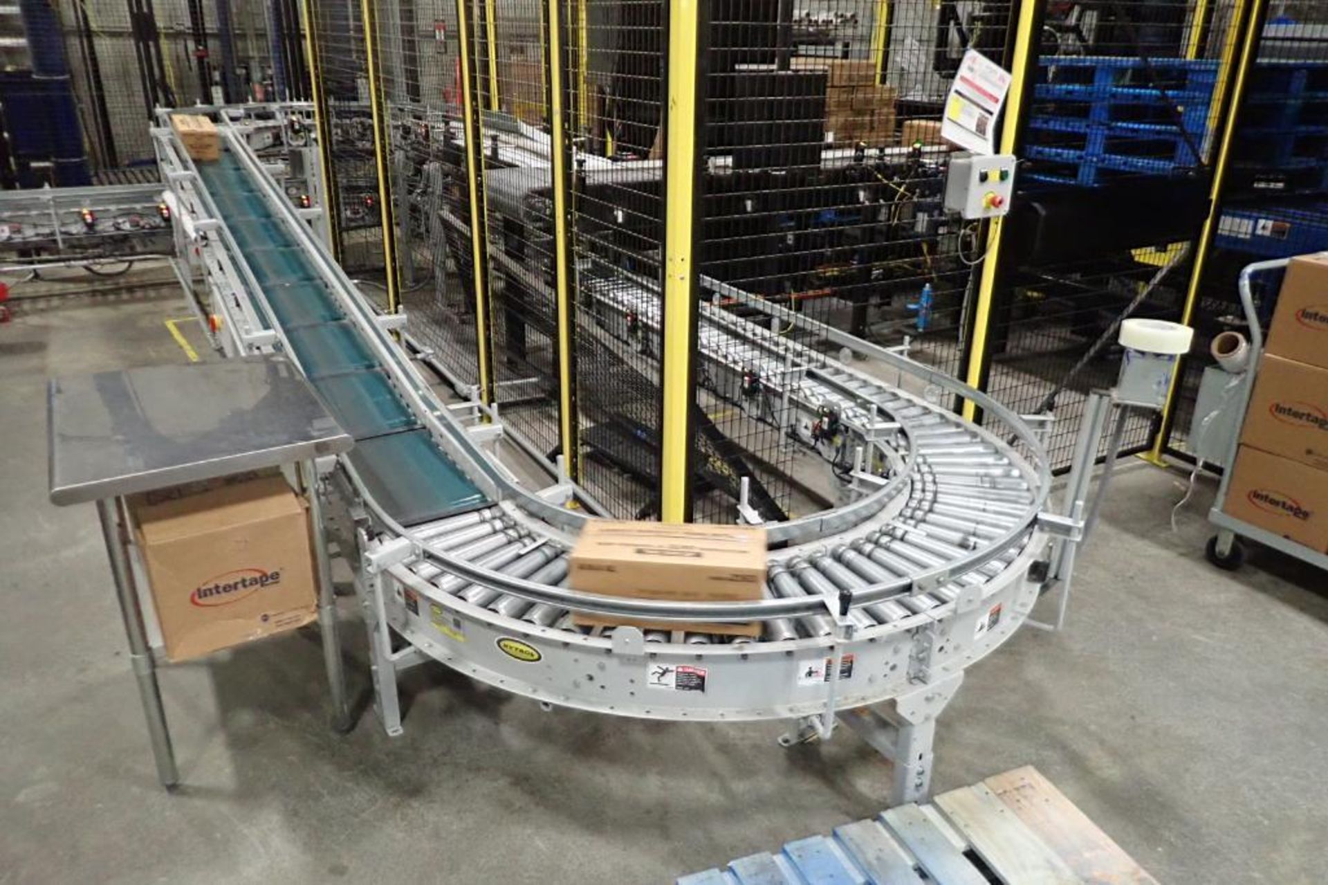 35 ft. long power roller case conveyor - Image 2 of 12