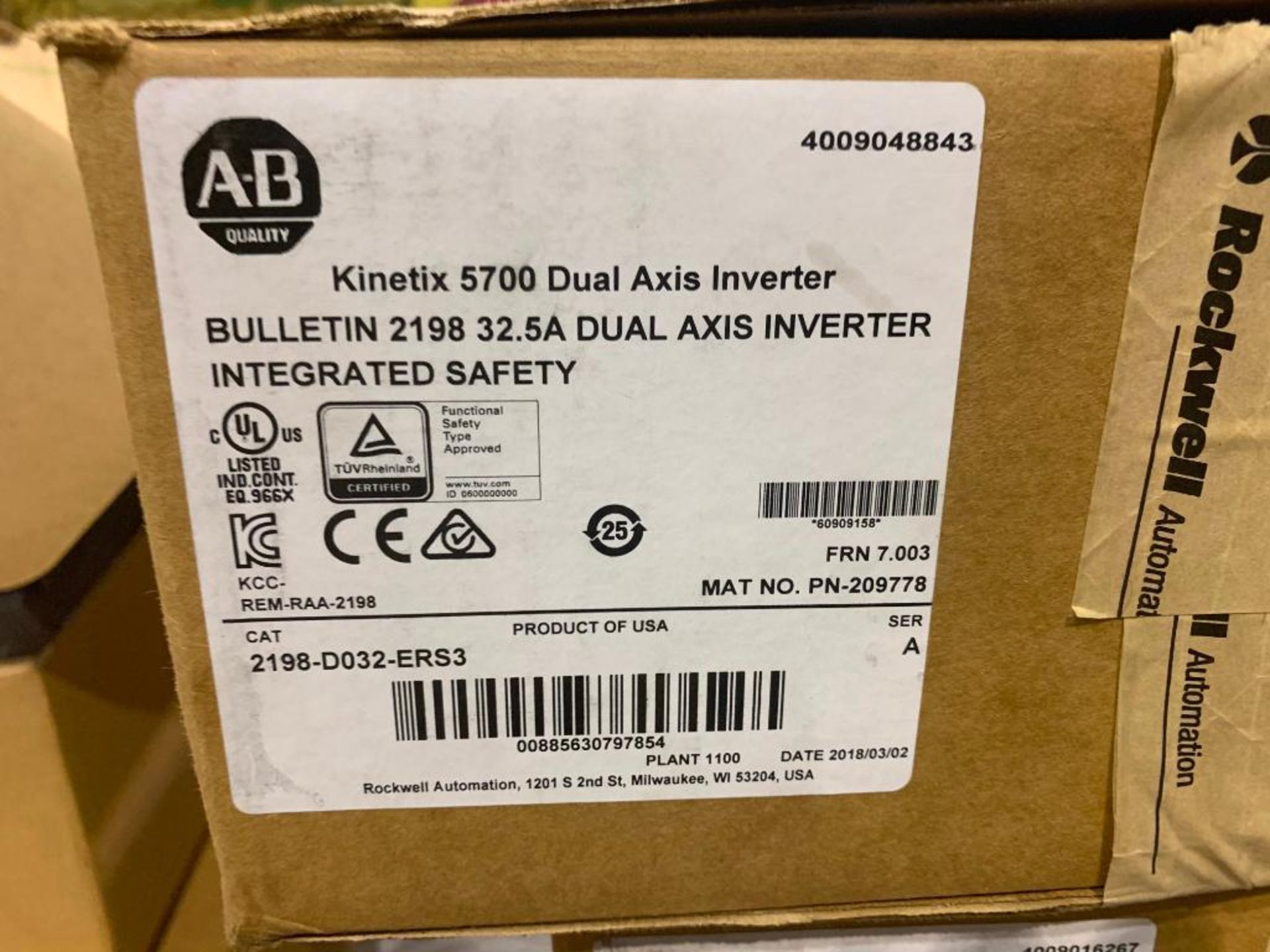 (3) dual axis inverters; (1) 5700 DL bus supply - Image 2 of 5