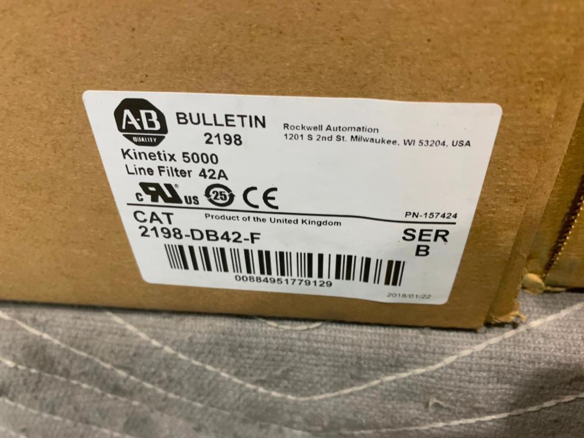 (1) unopened Allen Bradley Kinetix 5000 line filter 42A - Image 2 of 2