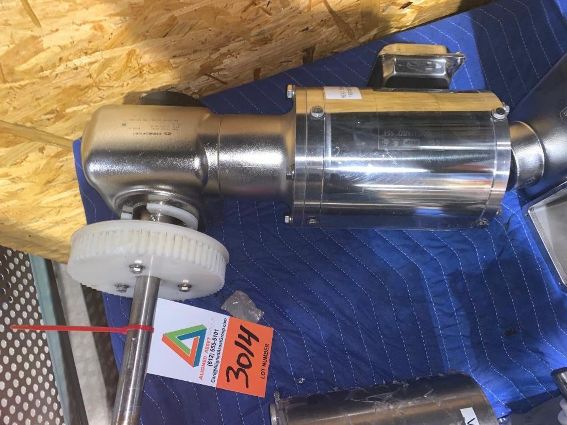 stainless steel wash down motor with drive