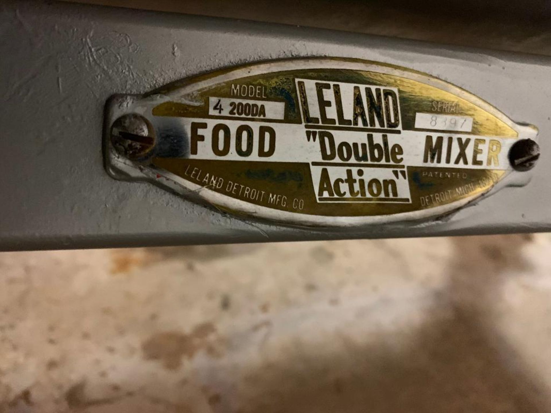 Leland Stainless Steel Auger Mixer; Model 4_200DA - Image 7 of 10