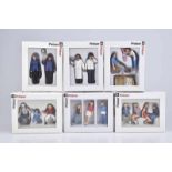 PREISER 6 Figuren-Sets, M 1:22,5, darunter 45144 US-Schlafwagenschaffner, Kellner, 45117