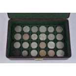 Konv. 25 DDR-Münzen, überwiegend Silbermünzen, darunter 5x 20-DM-Münzen, 7x 10-DM, 10x 5-DM,