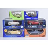 REVELL 6 Modellautos, Metall, Kunststoffteile, M 1:18, BMW Isetta 250, Messerschwitt KR 200, Audi TT