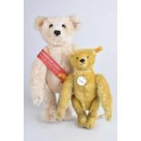 STEIFF 2 Teddybären, Vedes Teddybär, limitierte Auflage 1467/6000, KFS, Nr. 650901, Mohair, blond,