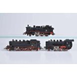 MÄRKLIN 3 Dampfloks, H0, 3L AC, DB, 3096, BN 86 173, beidseitig Stirnbeleuchtung, ff, 3095, BN 74