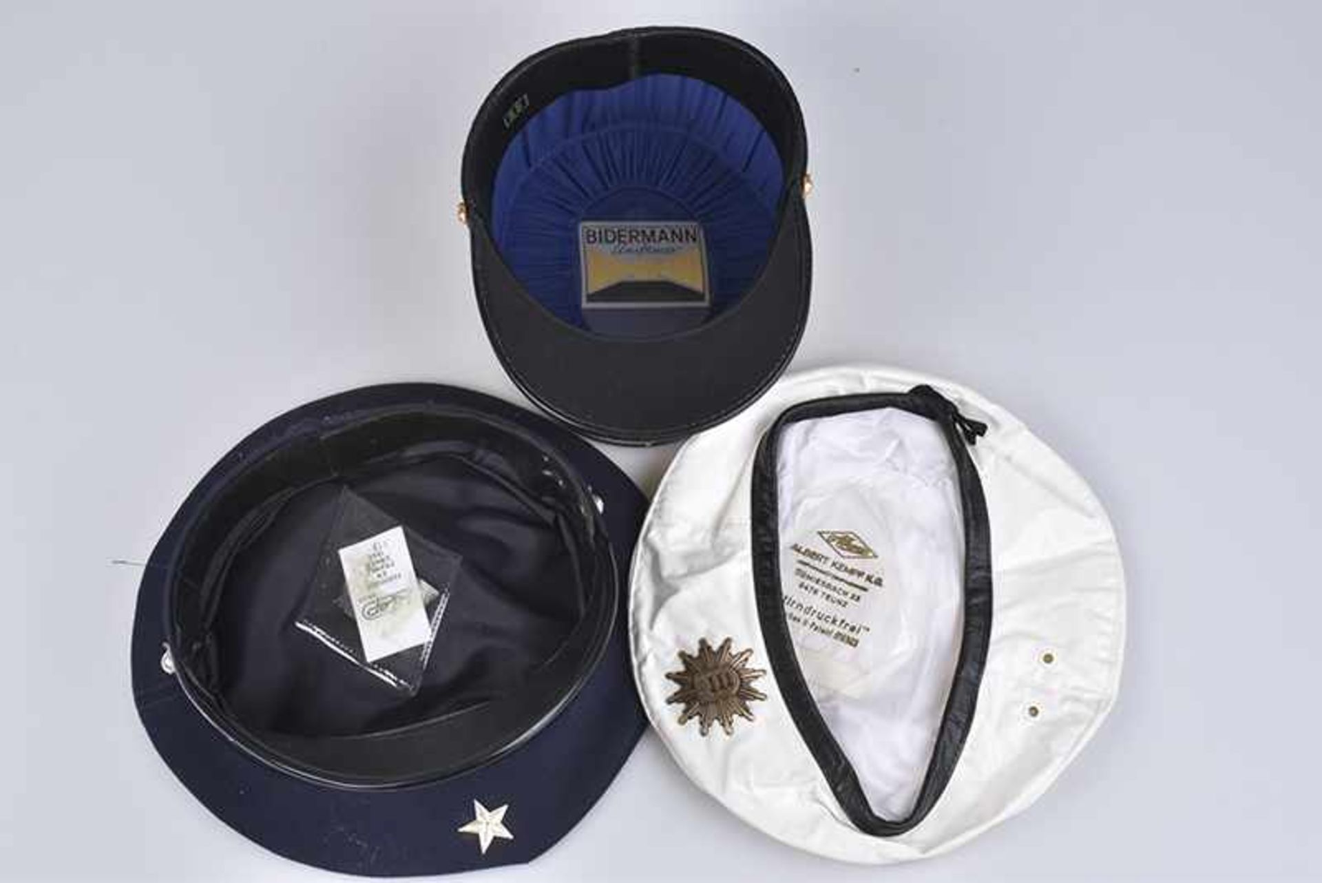 Konv. 3 Kopfbedeckugen, neuwertig, Képi franz. Gendarmerie nationale, Gr. 55, franz. Polizei - Bild 2 aus 2