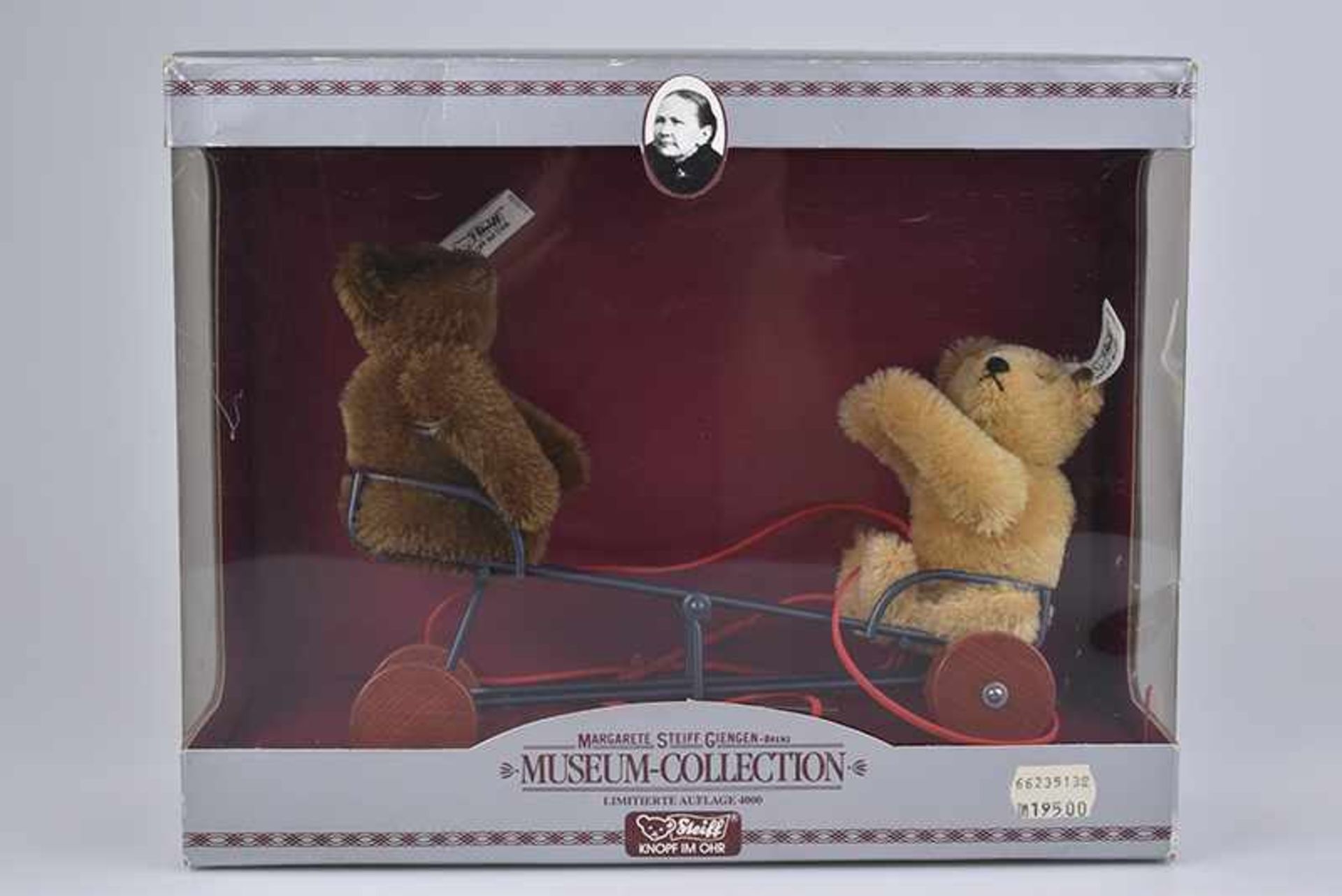 STEIFF WIWAG mit Teddybären 1924 Replica, Museum-Collection, limitierte Auflage Nr. 2695/ 4000,