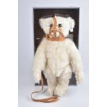 STEIFF "Maulkorb-Teddy 1908" Replica, 1990-91, limitierte Auflage, mit Zertifikat 1587/ 6000, KF,