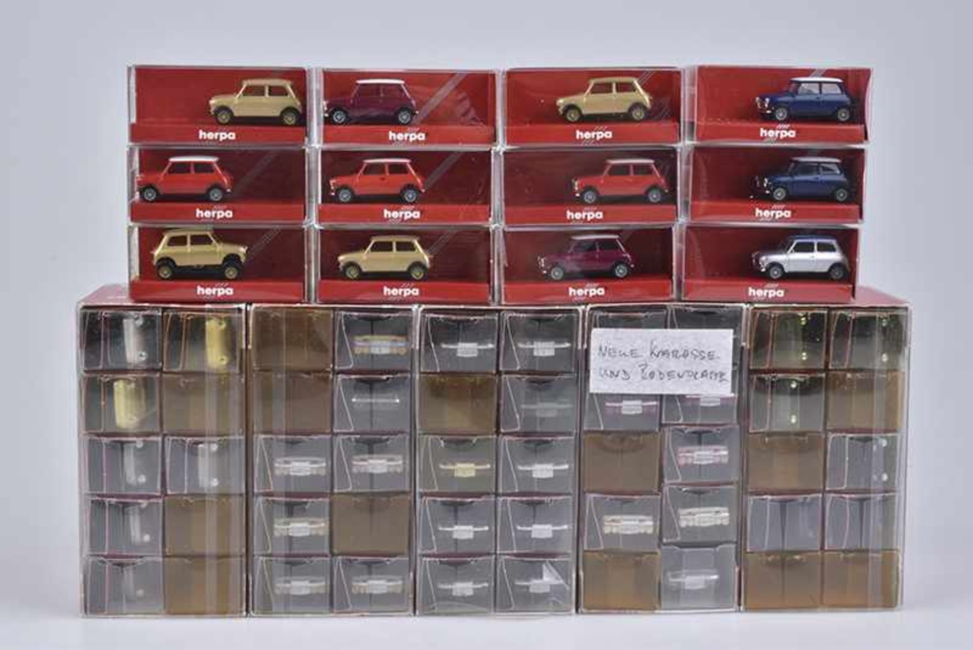 HERPA 50 Modellautos, Hp, M 1:87, Wagener Exclusiv Serie, im Set, darunter 3060 Porsche 911, 2074