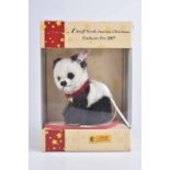 STEIFF Panda Ornament, limitierte Auflage für Nordamerika, 2007, mit Zertifikat 1174/ 1500, KF,