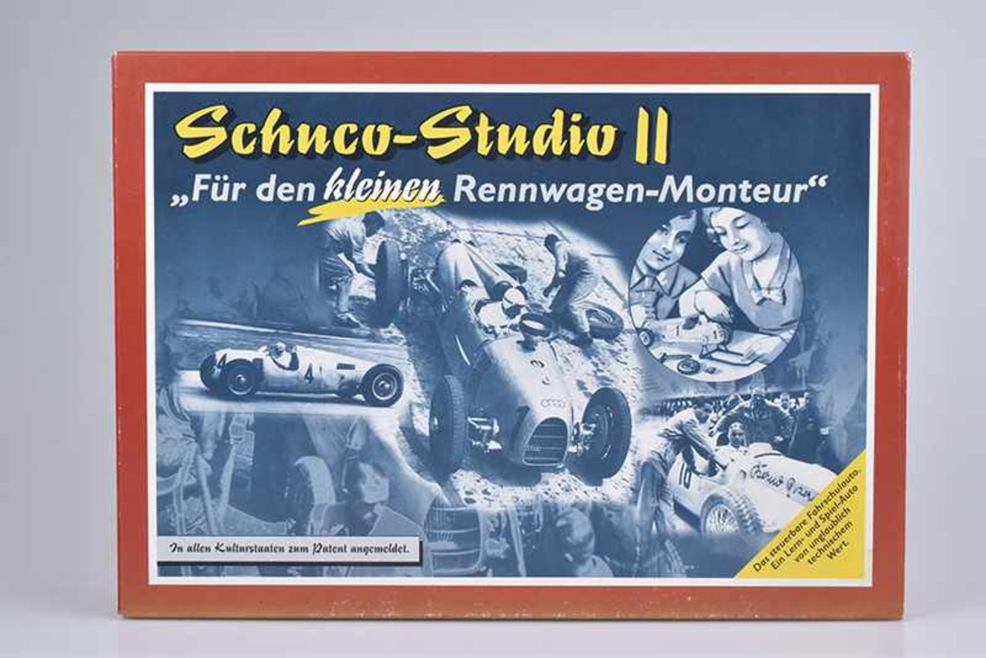 SCHUCO-STUDIO II "Für den kleinen Rennwagen-Monteur", Modell-Nr. 01222, Blech, Rennwagen Startnummer