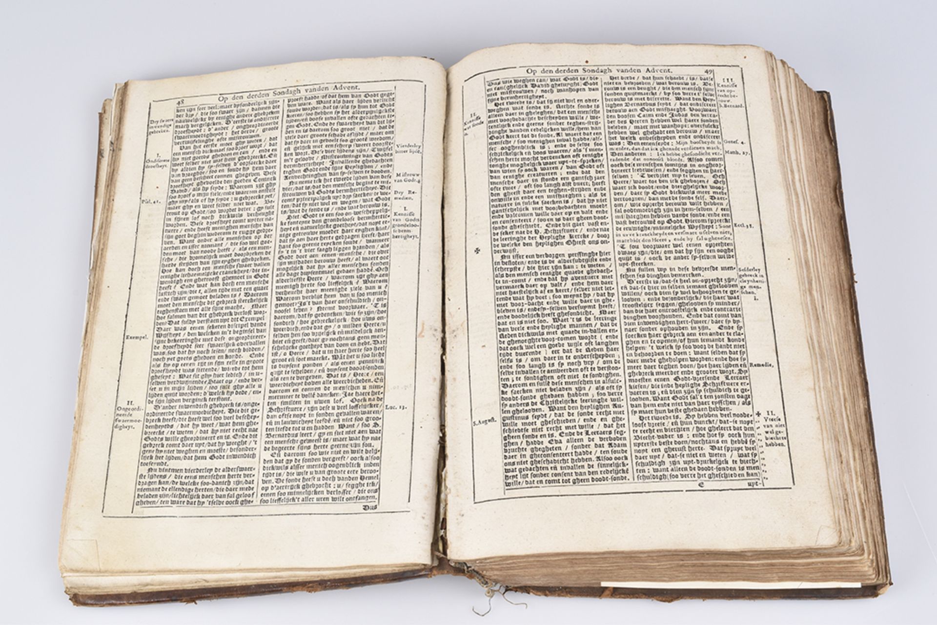 Alte Bibel - Johannes TaulerusGheestelycke Sermonnen ghemackt Door den Hoogh Verlichten, in - Image 2 of 2