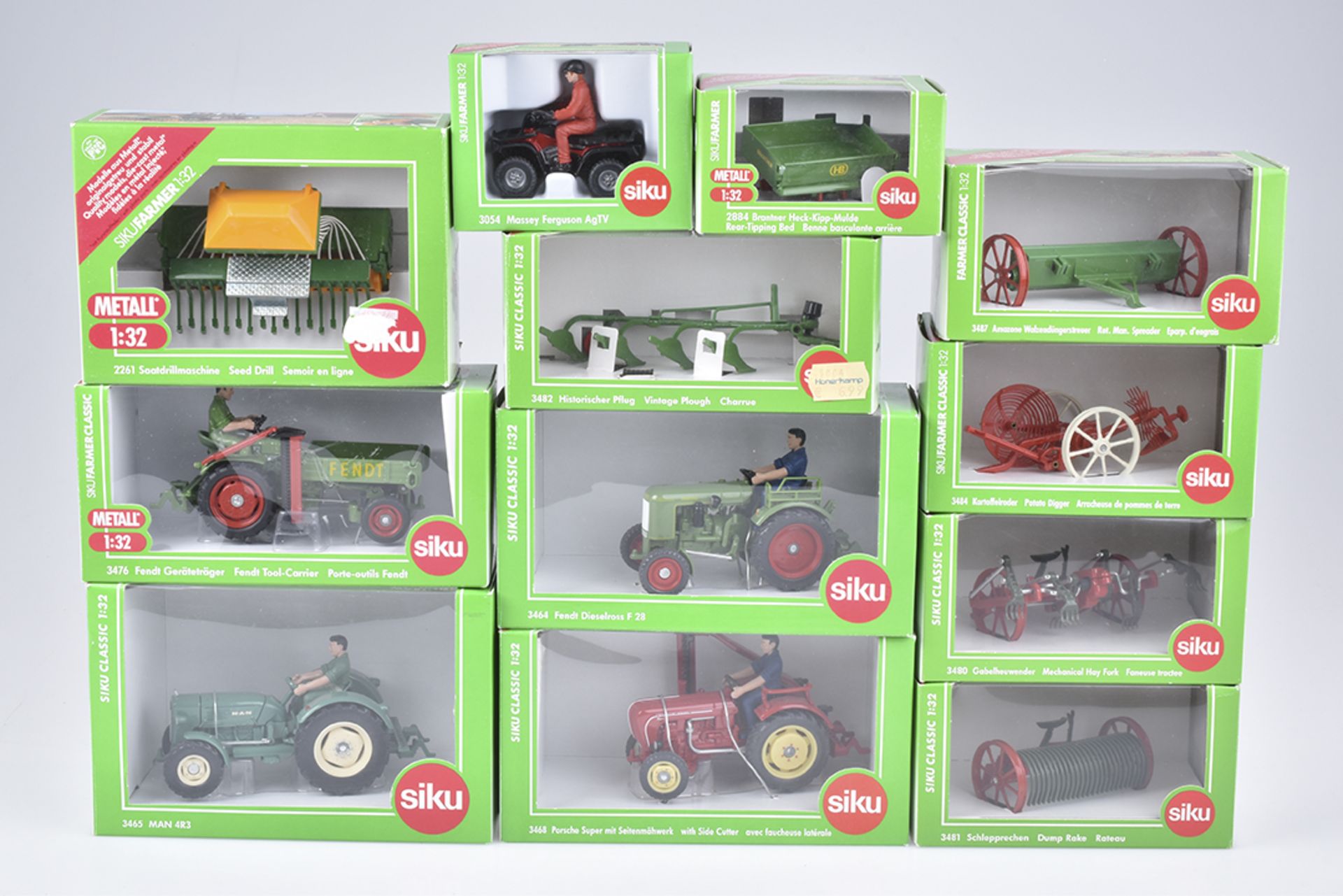 SIKU FARMER SERIE/ 12 landwirtschaftliche Modellautos