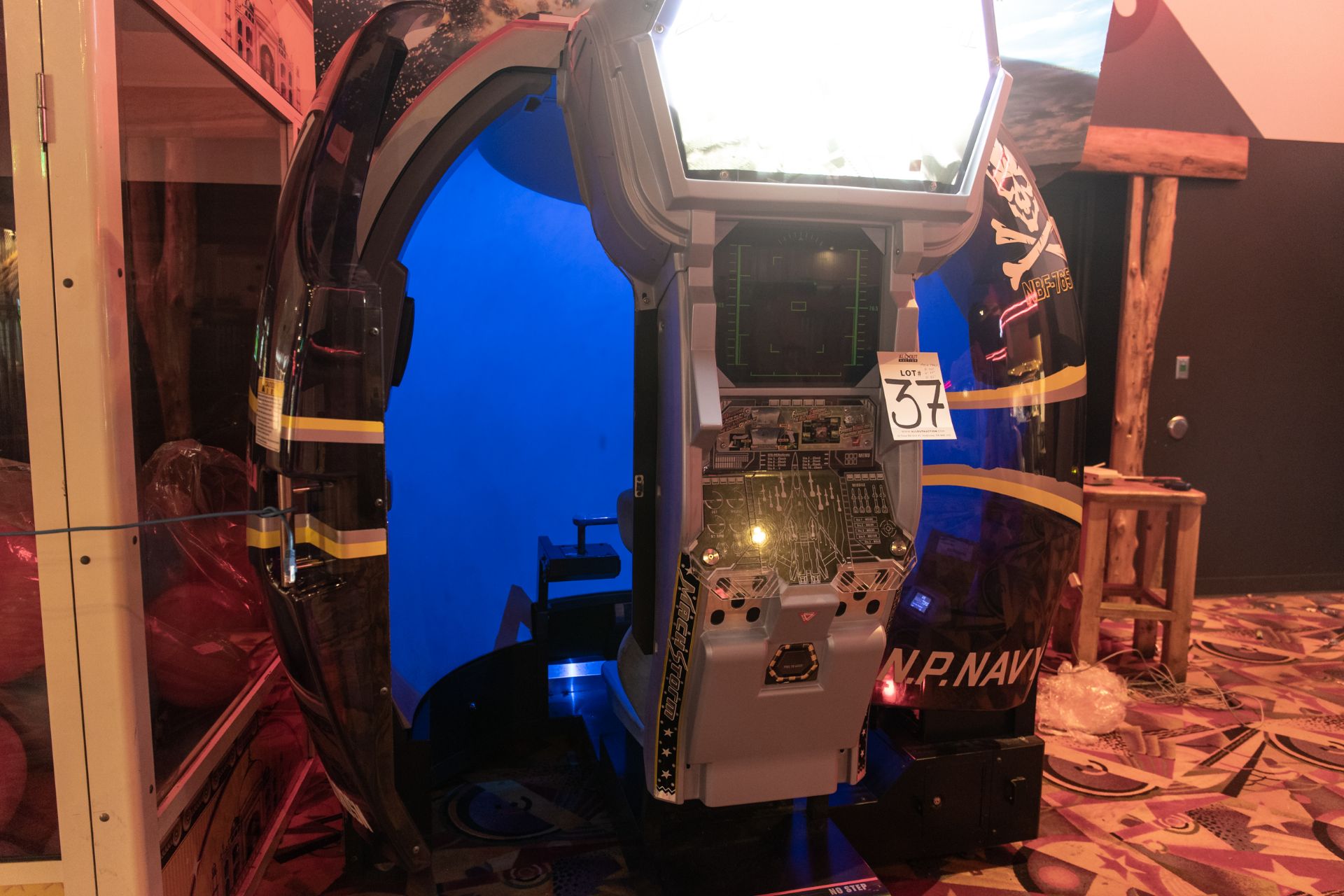 MACH STORM AMUSEMENT GAME SIMULATOR - H-100" W_74" D-65" - Image 2 of 4