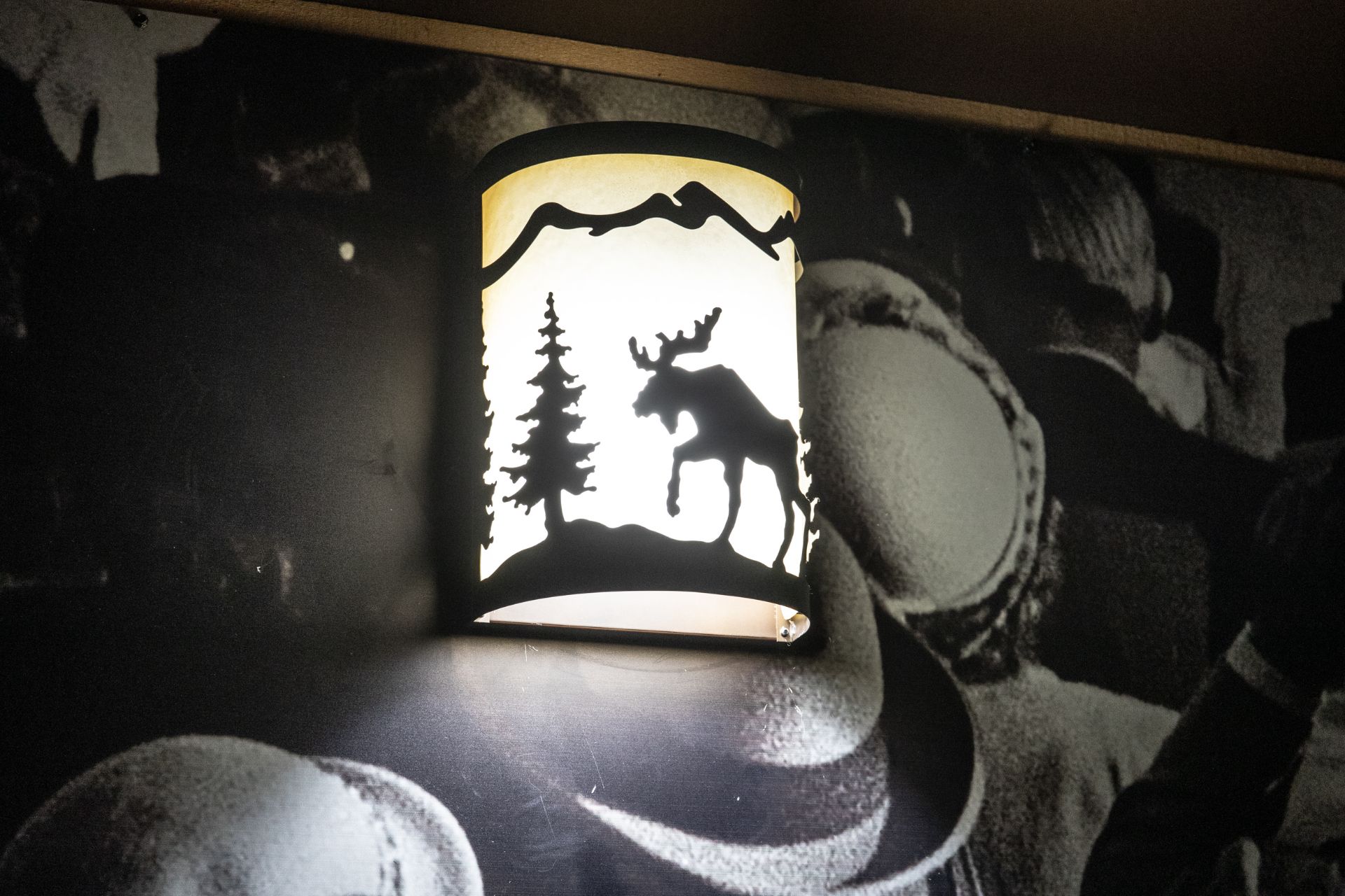2 NORTHERN THEMED WALL SCONCE H-11" W-8" - Image 2 of 2