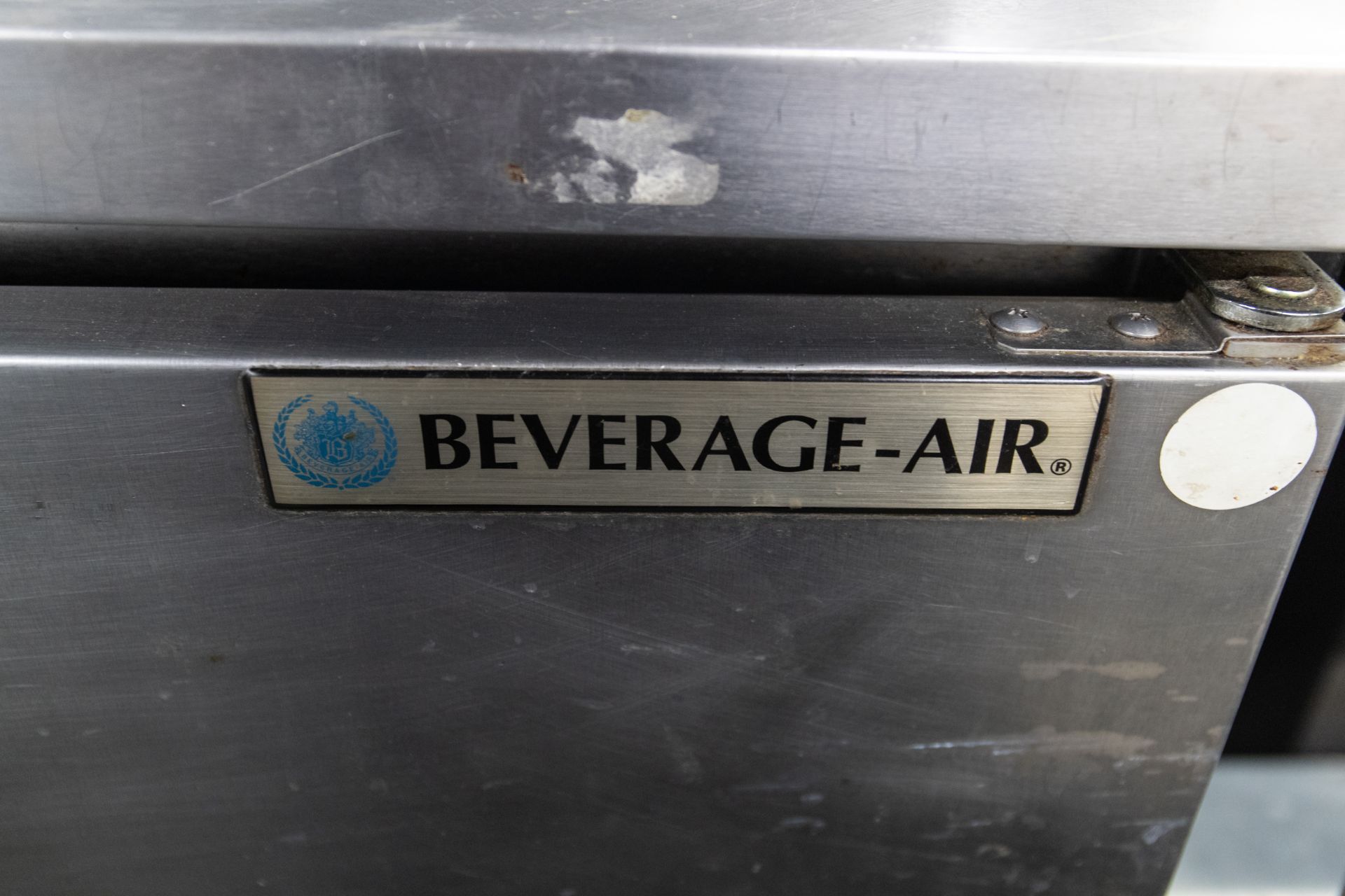 BEVERAGE AIR LINE FRIDGE WITH ROLL TOP (UNKNOWN WORKING CONDITON) H-42" D-29" W-48" - Image 3 of 3