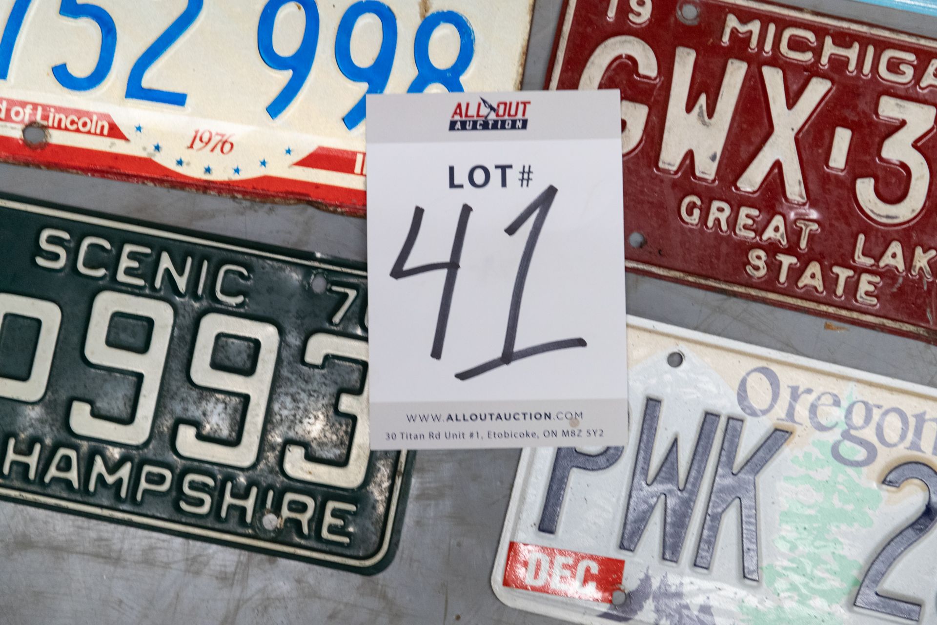 6 MISC STATE LICENSE PLATES - Image 2 of 2