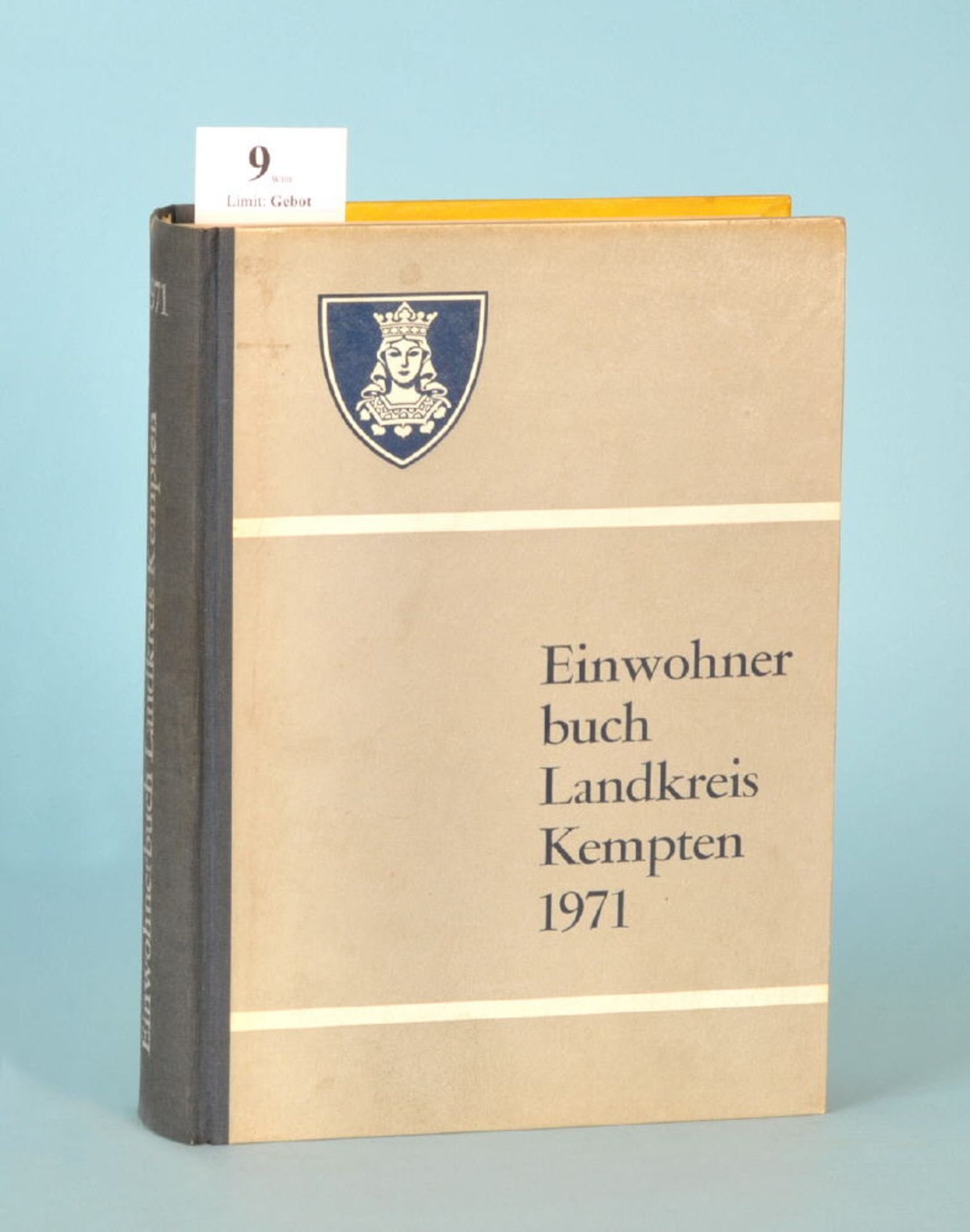 Einwohnerbuch des Landkreises Kempten/Allgäu 1971534 S., Allgäuer Zeitungsvlg., Kempten, 1971, KtE/