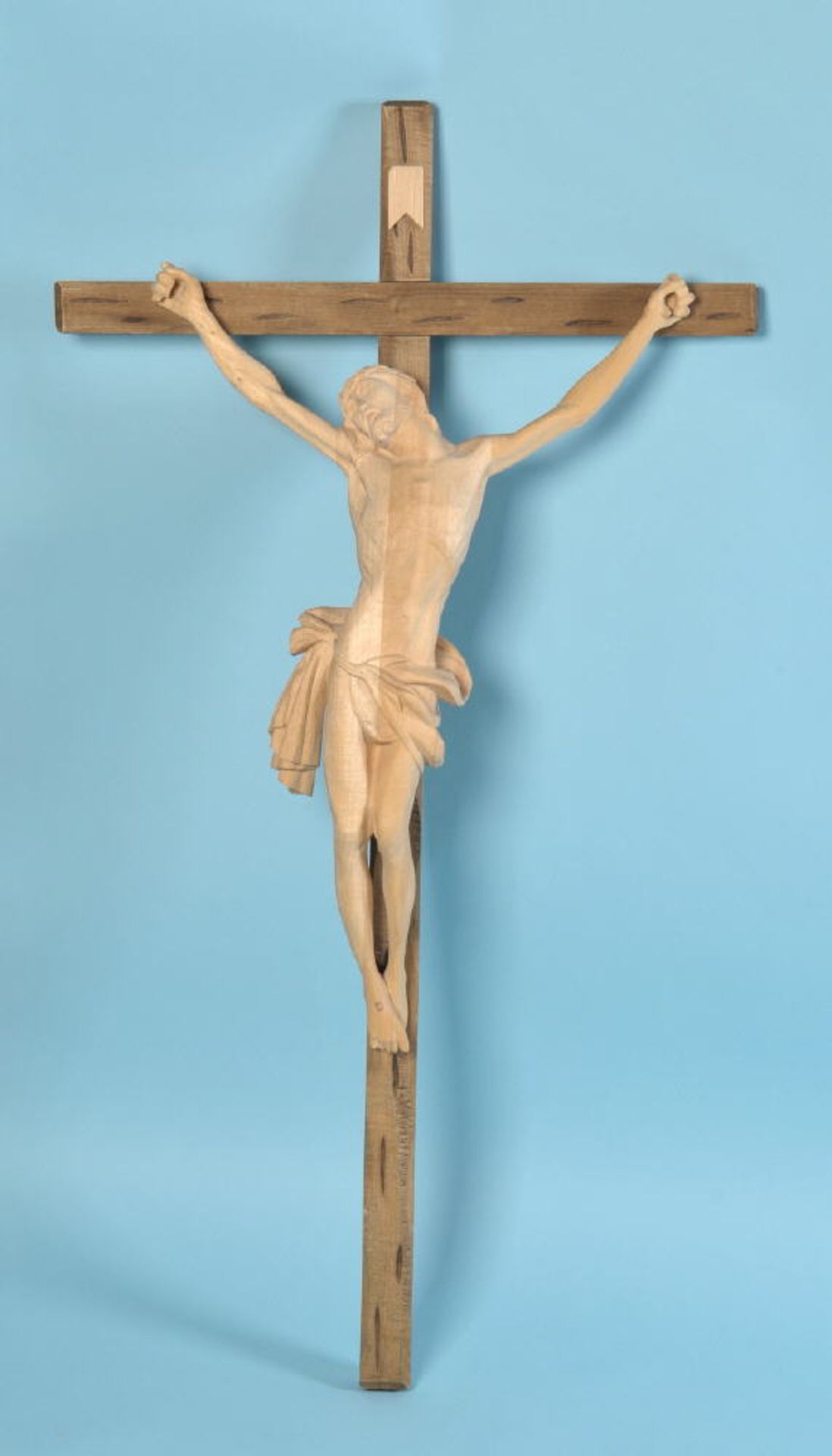 Christus-Korpus mit KreuzHolz, H= 110 cm
