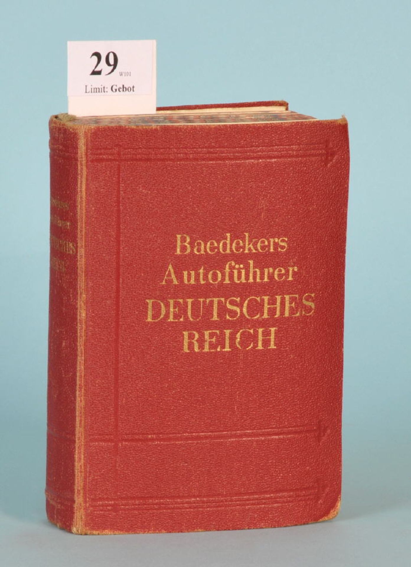 Baedekers Autoführer "Deutsches Reich (Grossdeutschland)"bearb. v. O. Steinheil, zahlr. Karten,