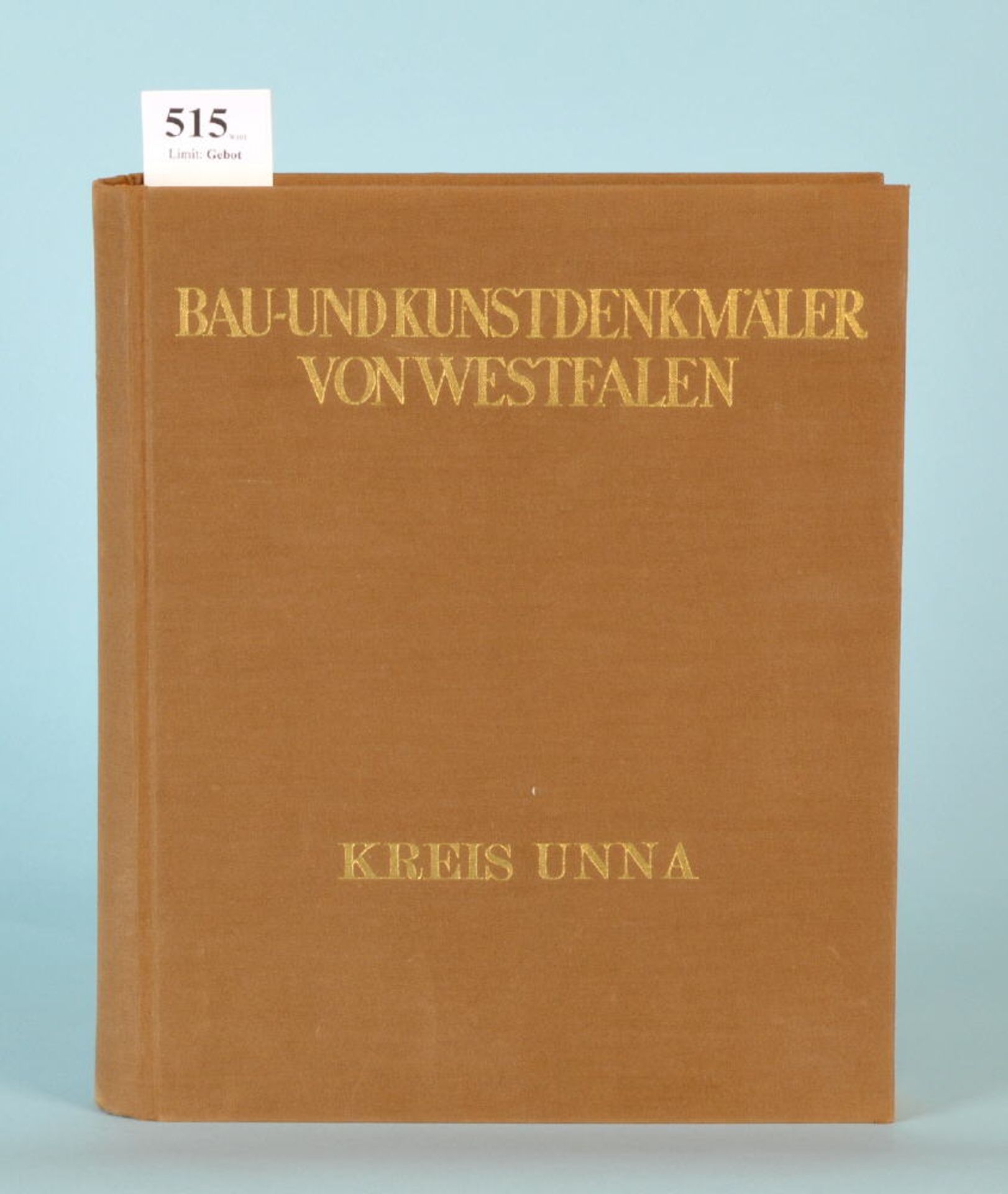 Thümmler, Hans "Kreis Unna"Band 47 aus W. Rave "Bau- und Kunstdenkmäler von Westfalen", zahlr. Abb.,