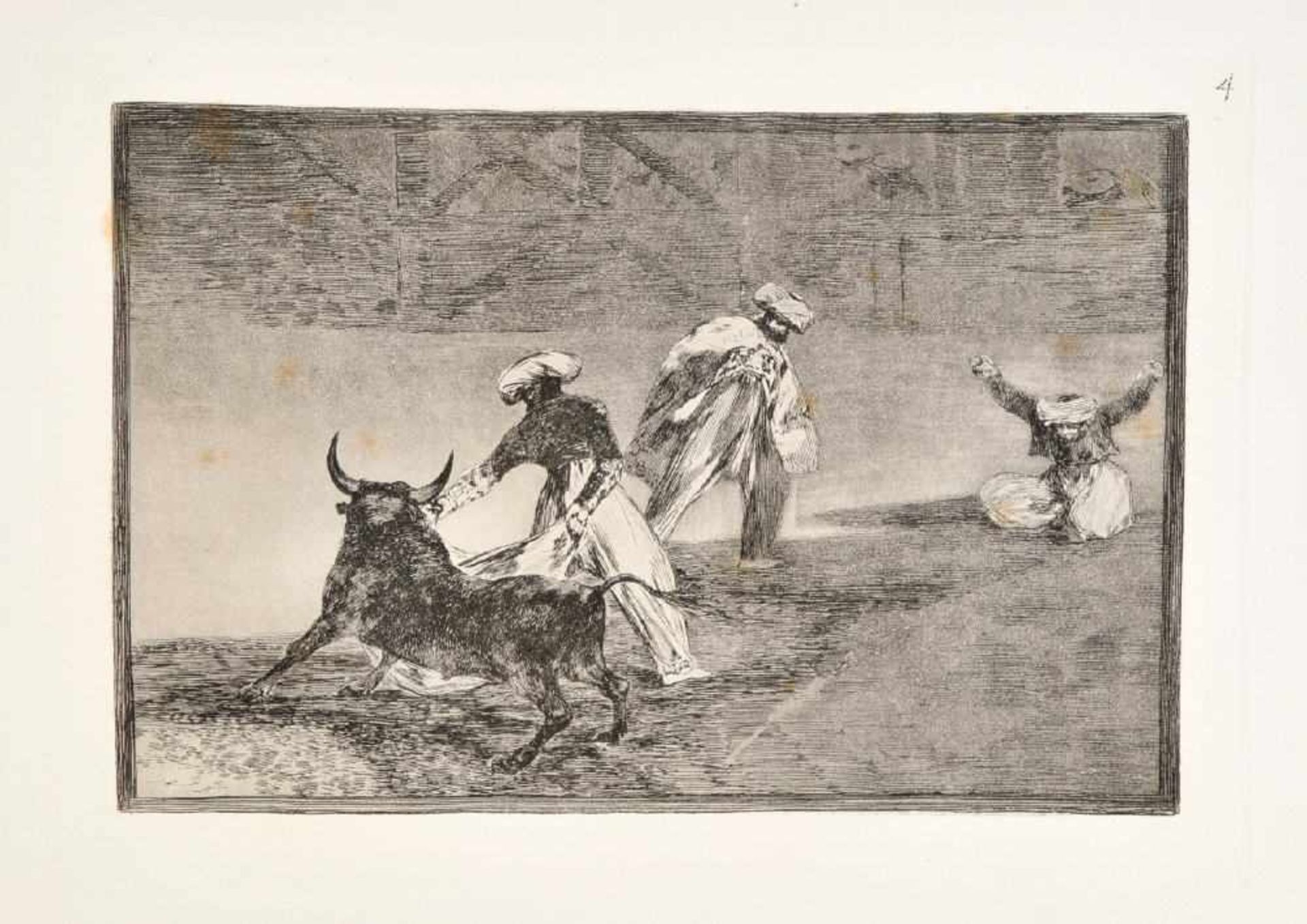 Goya (y Lucientes), Francisco de, 1746 Fuendetodos - 1828 BordeauxRadierung, 20 x 31,5 cm, " Der