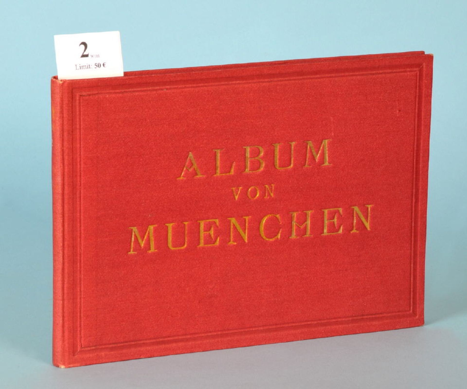 Album von Muenchen20 Stahlstiche, bei Mey & Widmayer, München, o.J., LnE, l.Gsp.