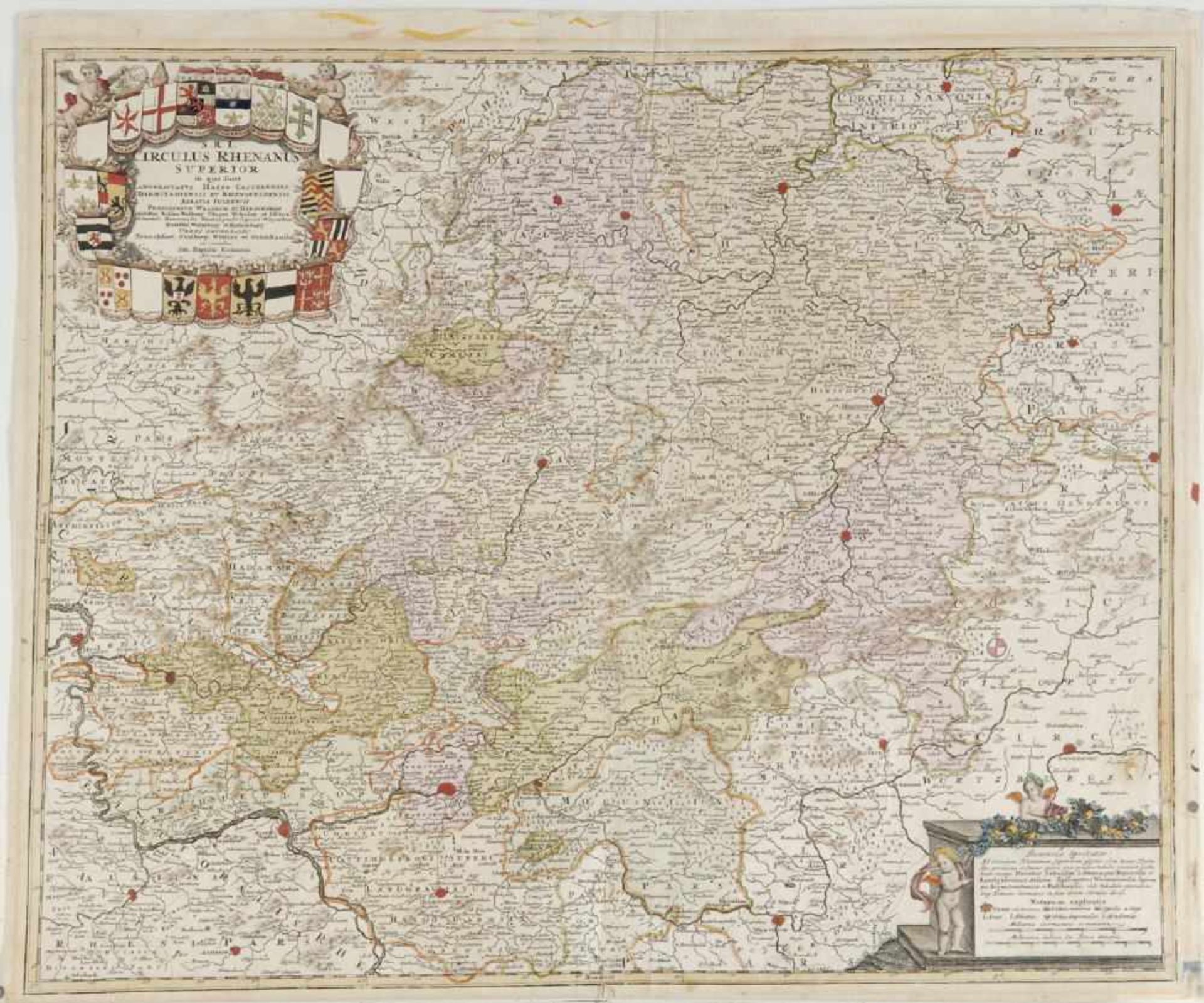 Landkarte "Circulus Rhenanus Superior"