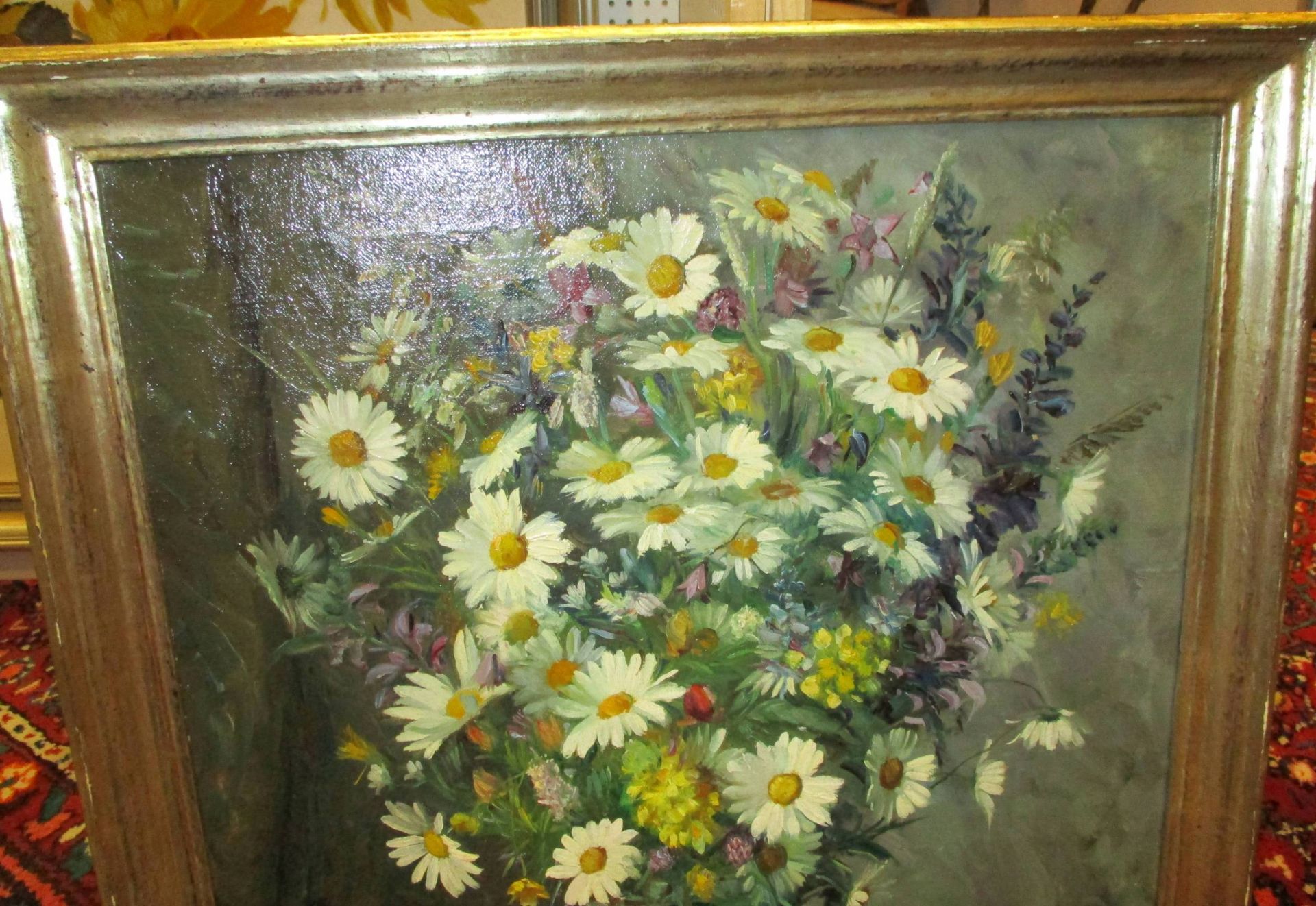 Brandt, Willem Johan, 1889 Haarlem - 1953 AmsterdamÖl/Lwd, 60 x 51 cm, " Wiesenblumen in einem - Bild 2 aus 7