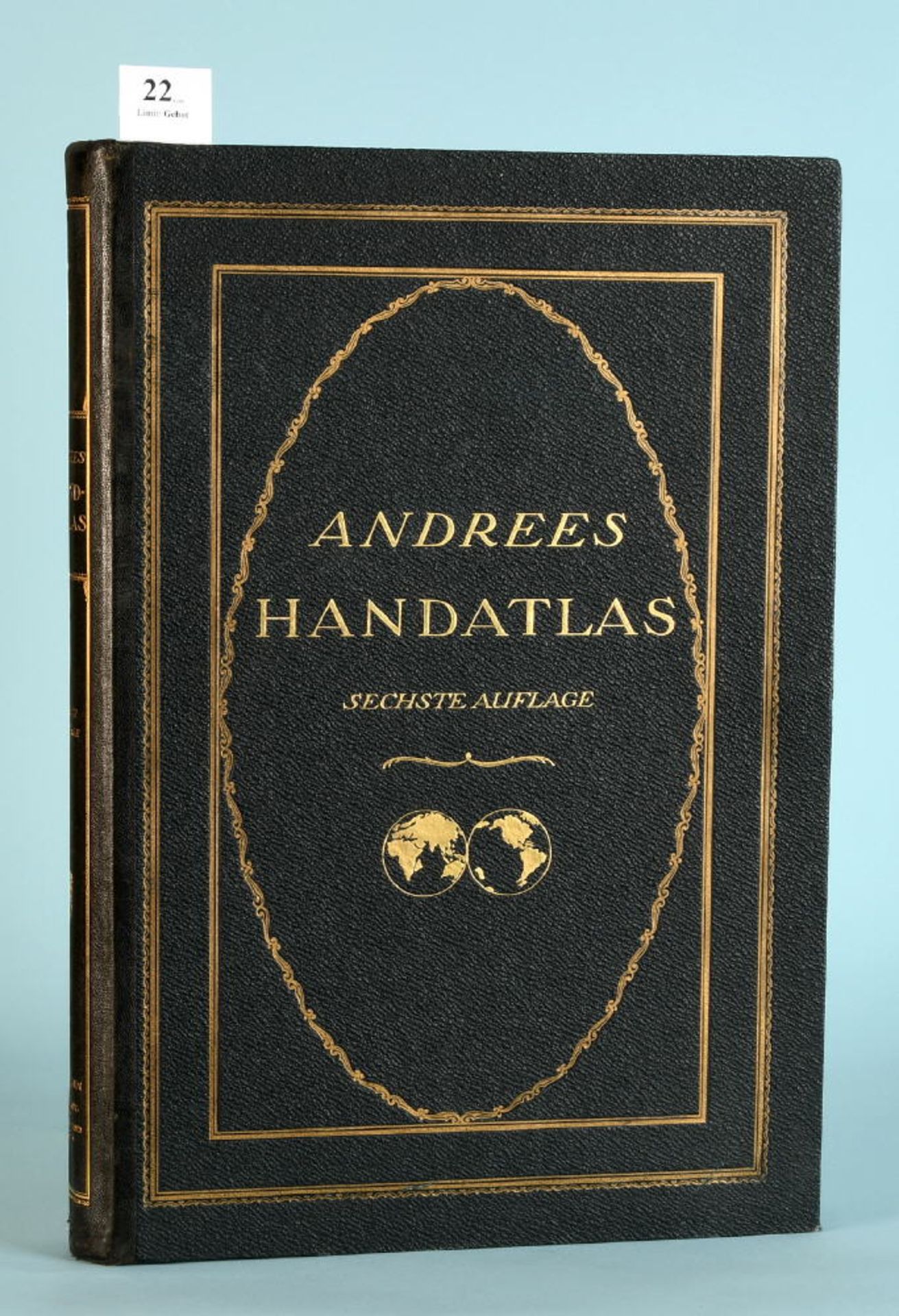 Ambrosius, Ernst "Andrees allgemeiner Handatlas in 221 Haupt-...""...und 192 Nebenkarten",