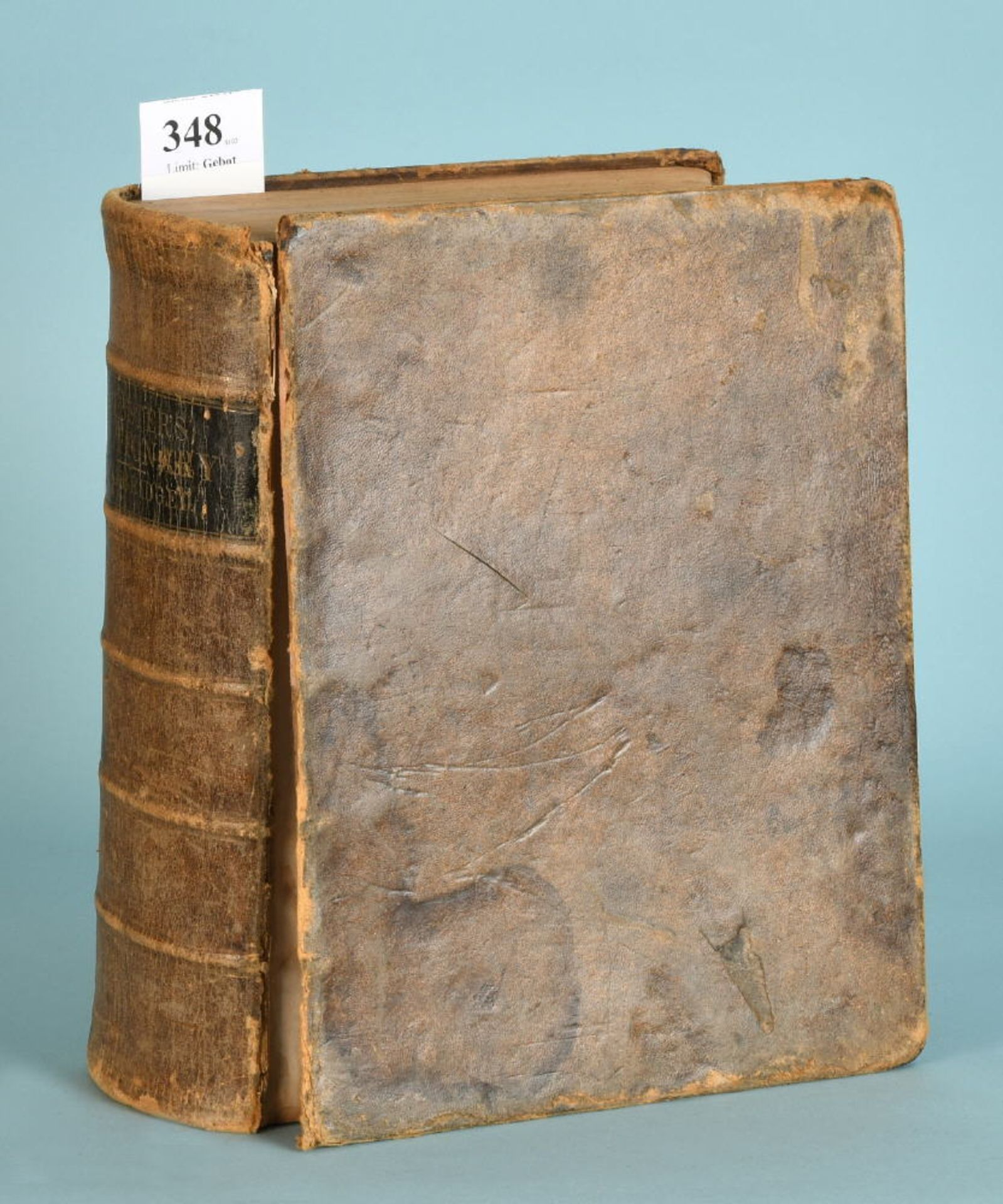 Webster, Noah "An American dictionary of the english language"engl. Sprache, 1 Titelstahlstich, 1376