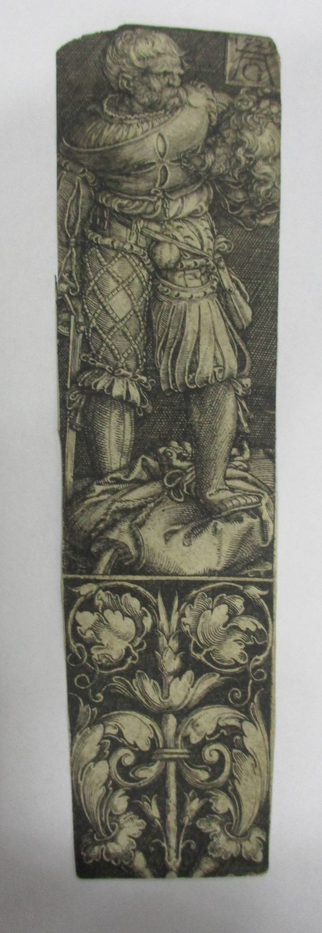 Aldegrever (Trippenmeker), Heinrich, 1502 Paderborn - um 1555/61 SoestKupferstich, ca. 11,5 x 3 - Bild 5 aus 5