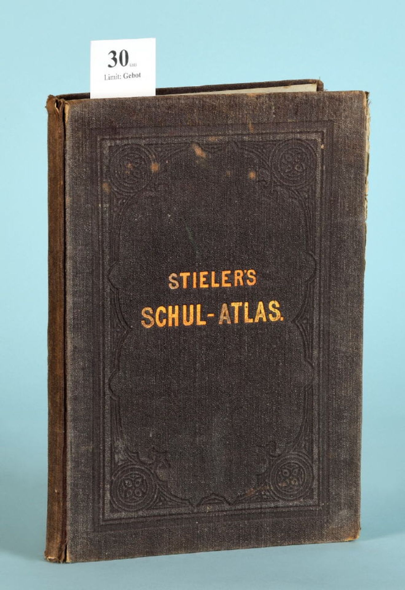 Berghaus, Hermann "Stieler's Schul-Atlas"33 color. Kupferstichkarten, Vlg. J. Perthes, Gotha,