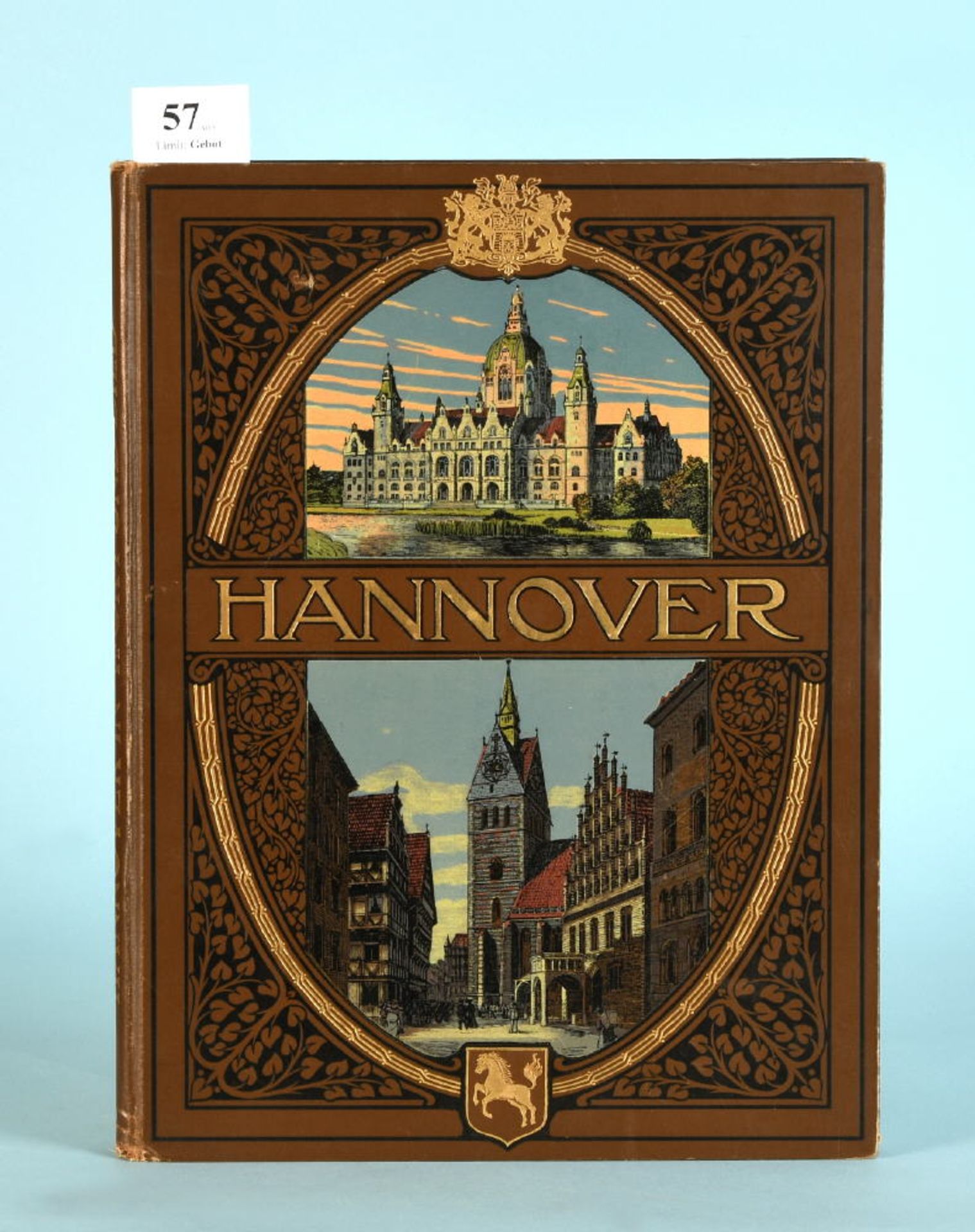 Kiepert, Adolf "Hannover in Wort und Bild"286 Abb., 156 S., Vlg. A. Kiepert, Hannover, 1910, LnE,