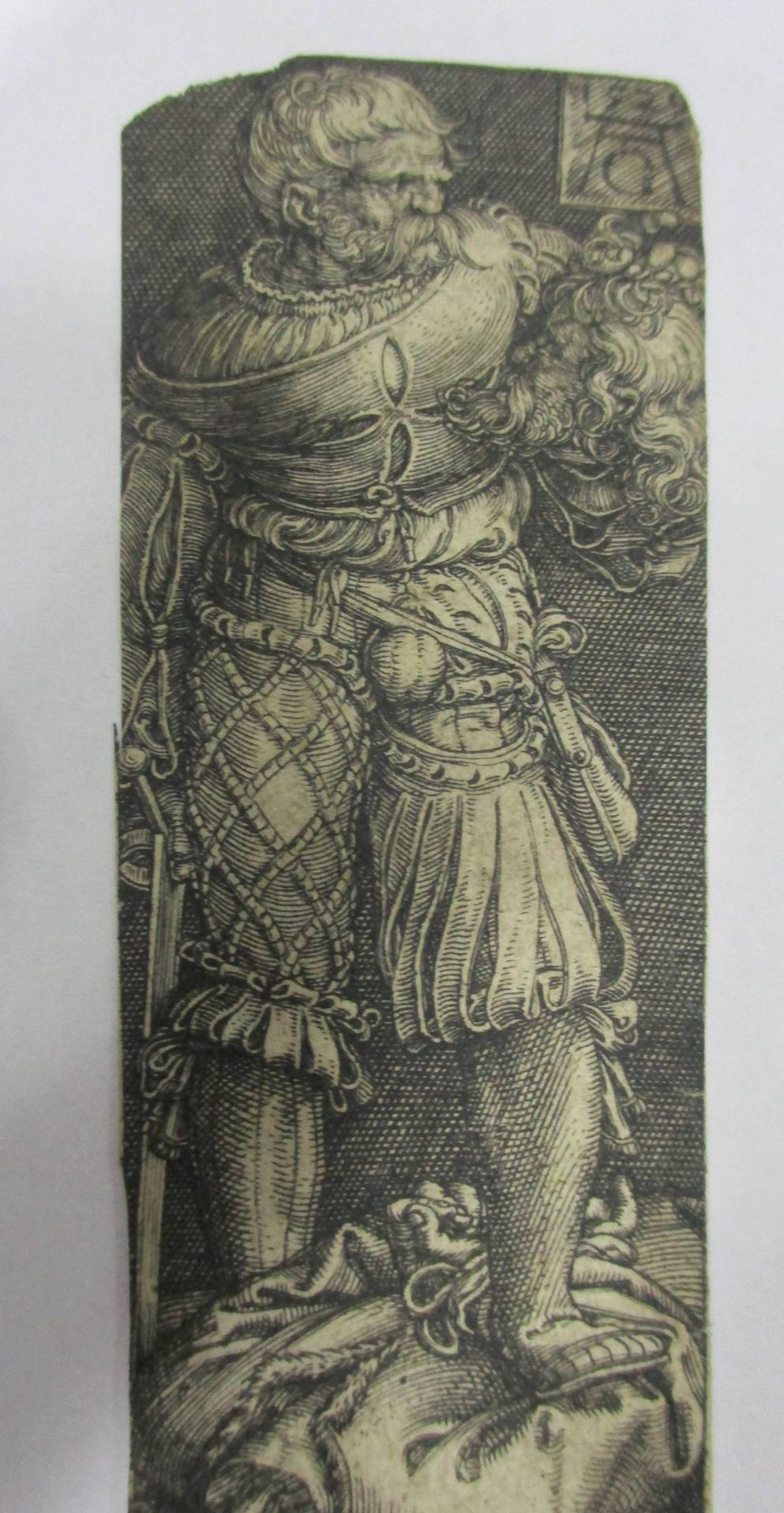 Aldegrever (Trippenmeker), Heinrich, 1502 Paderborn - um 1555/61 SoestKupferstich, ca. 11,5 x 3 - Bild 2 aus 5