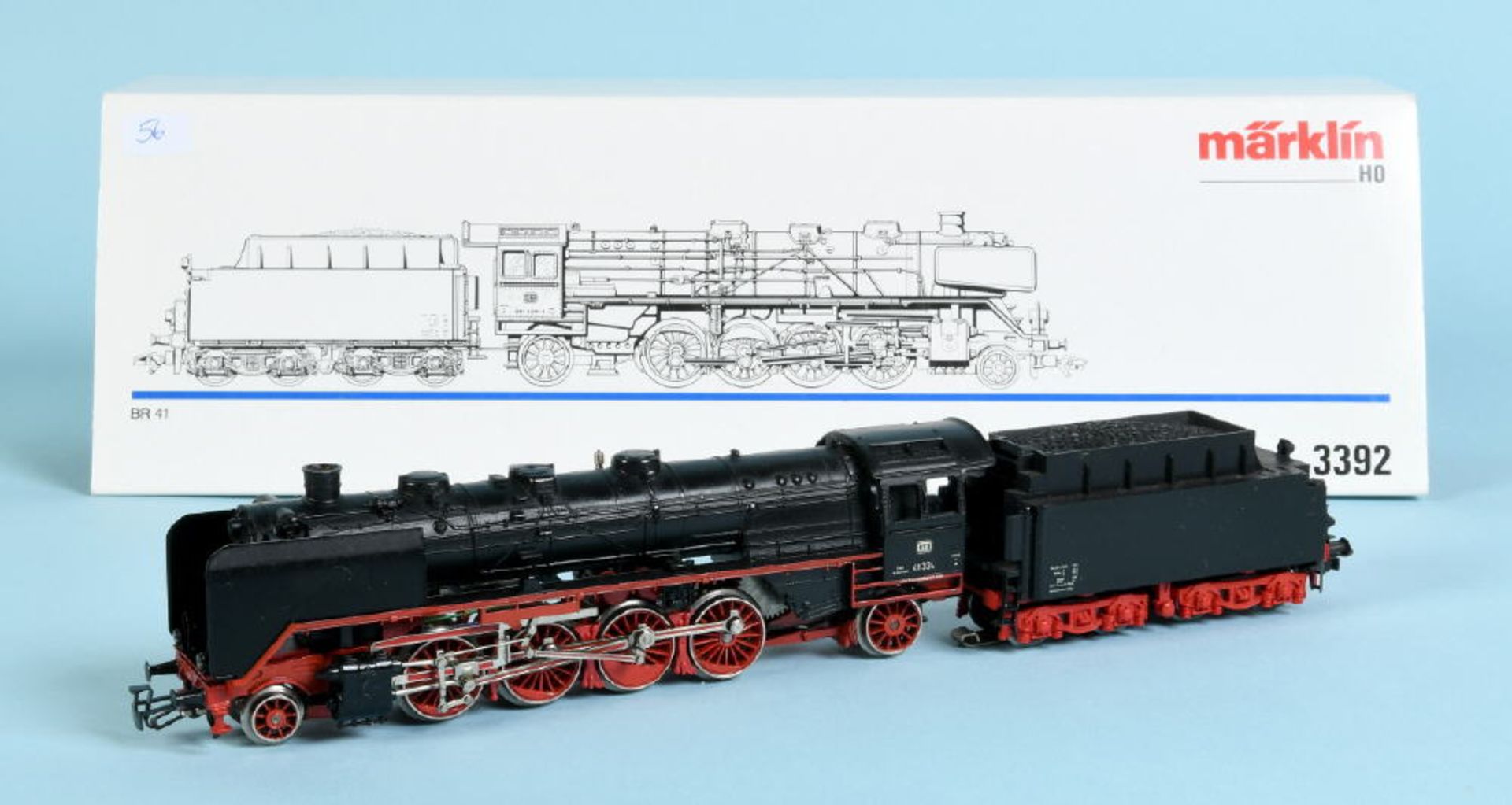 Märklin - Dampflok mit Tender, Nr. 3392