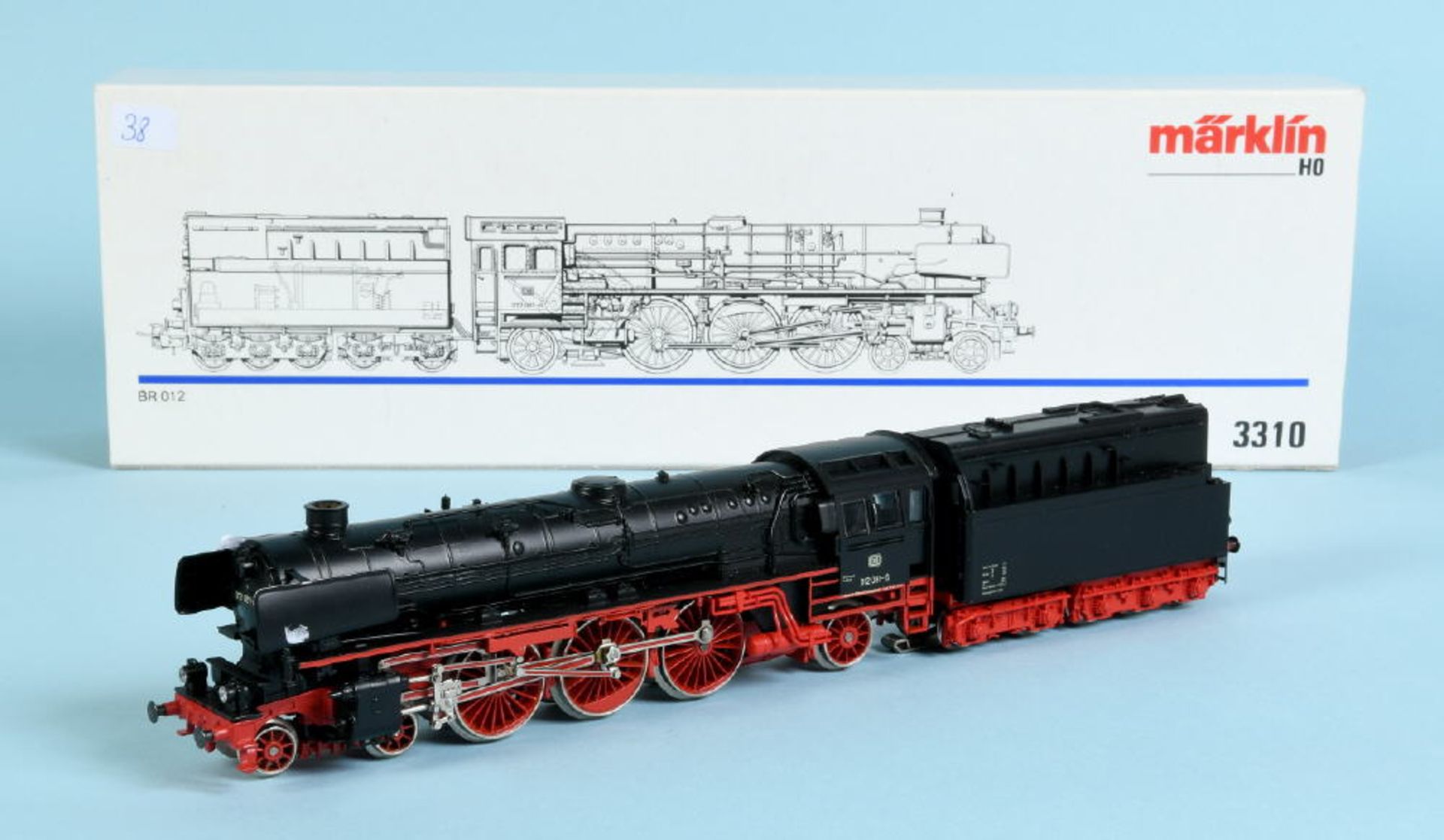 Märklin - Dampflok mit Tender, Nr. 3310