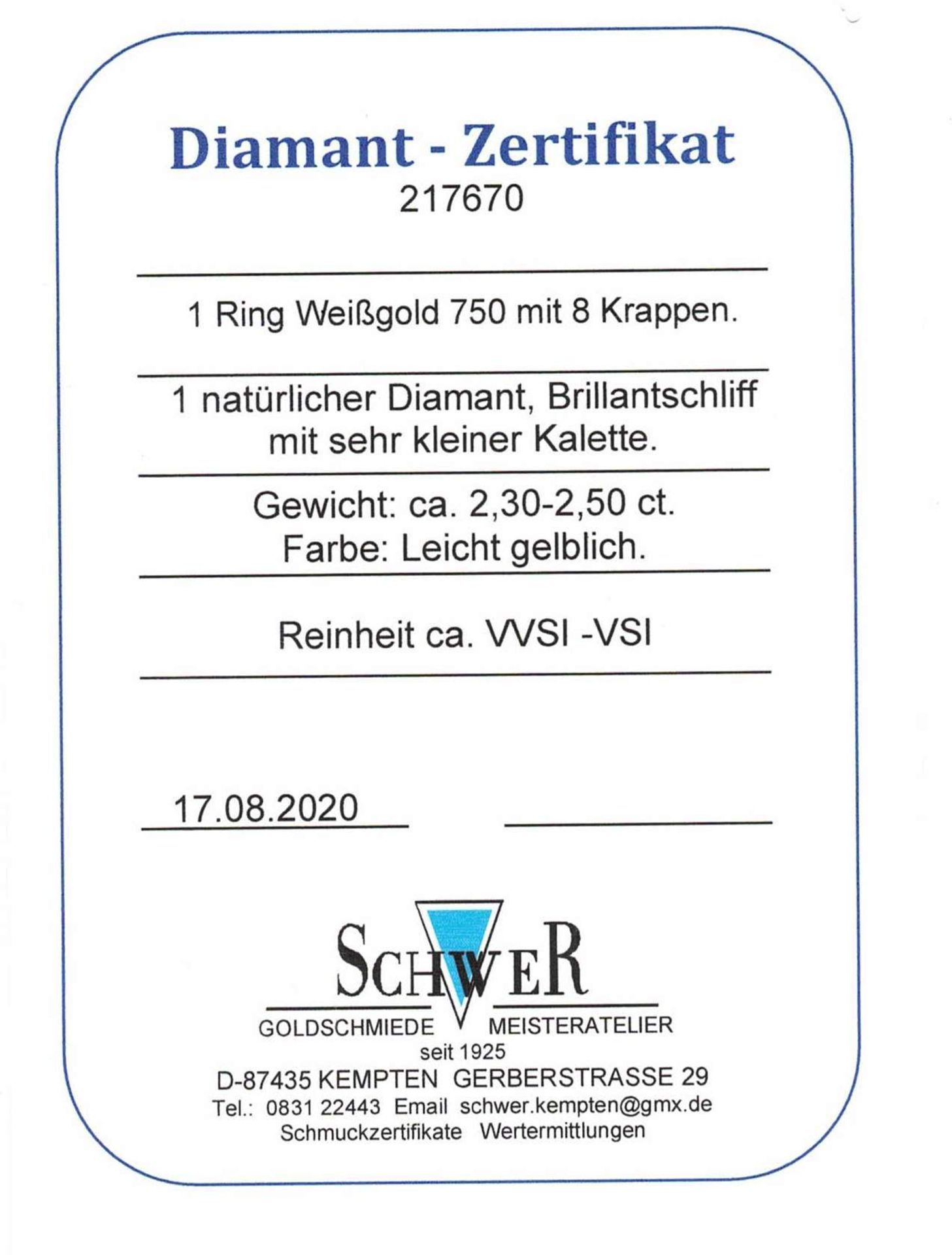 Damenring - Solitärring - Bild 5 aus 5