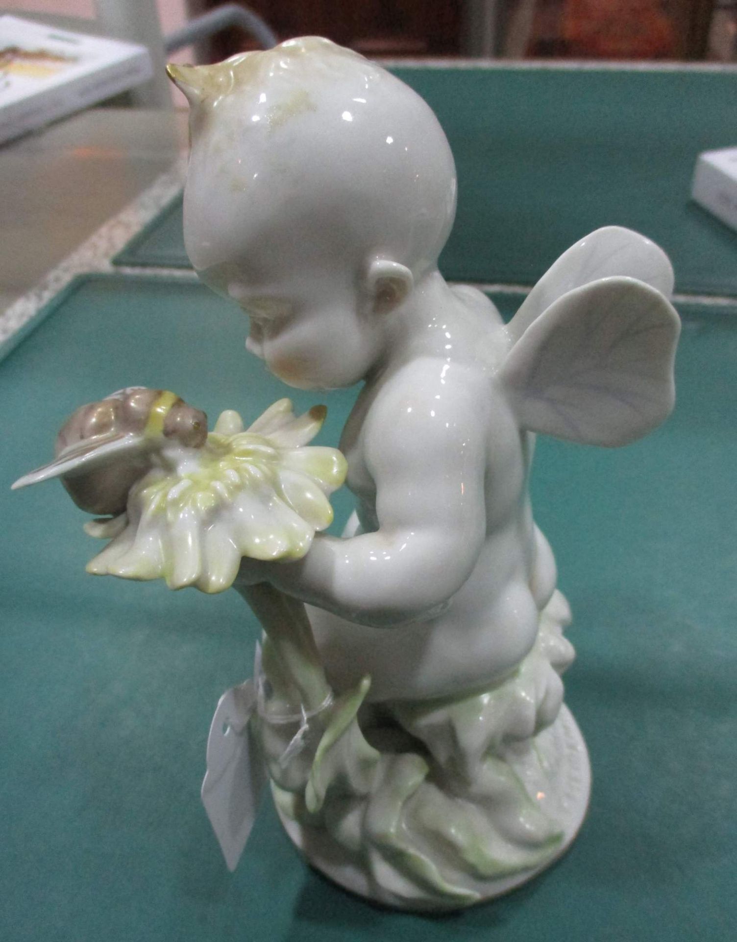 Figur - Kleine Elfe mit Blume und Hummel "Rosenthal, Selb" - Bild 5 aus 8