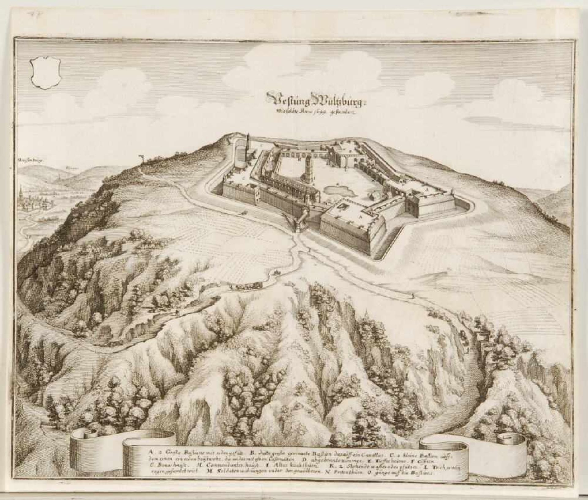 Wültzburg, Vestung wie solche Anno 1649 gefunden