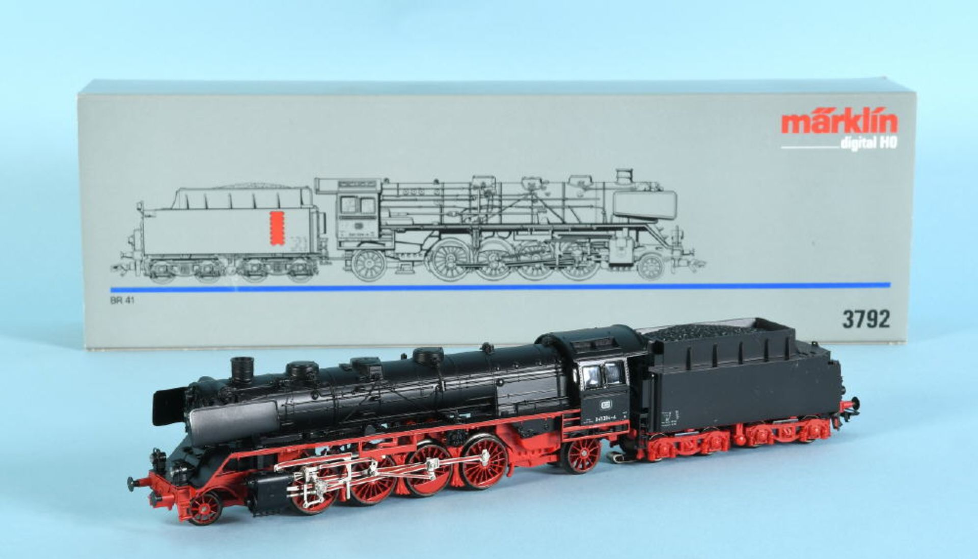 Märklin - Dampflok mit Tender "041 334-4", Nr. 3792