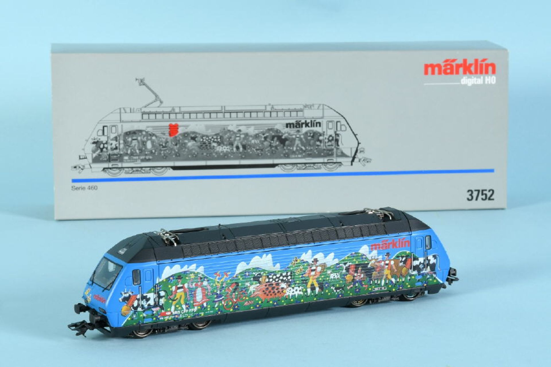 Märklin - E-Lok der SBB "460 117-7", Nr. 3752