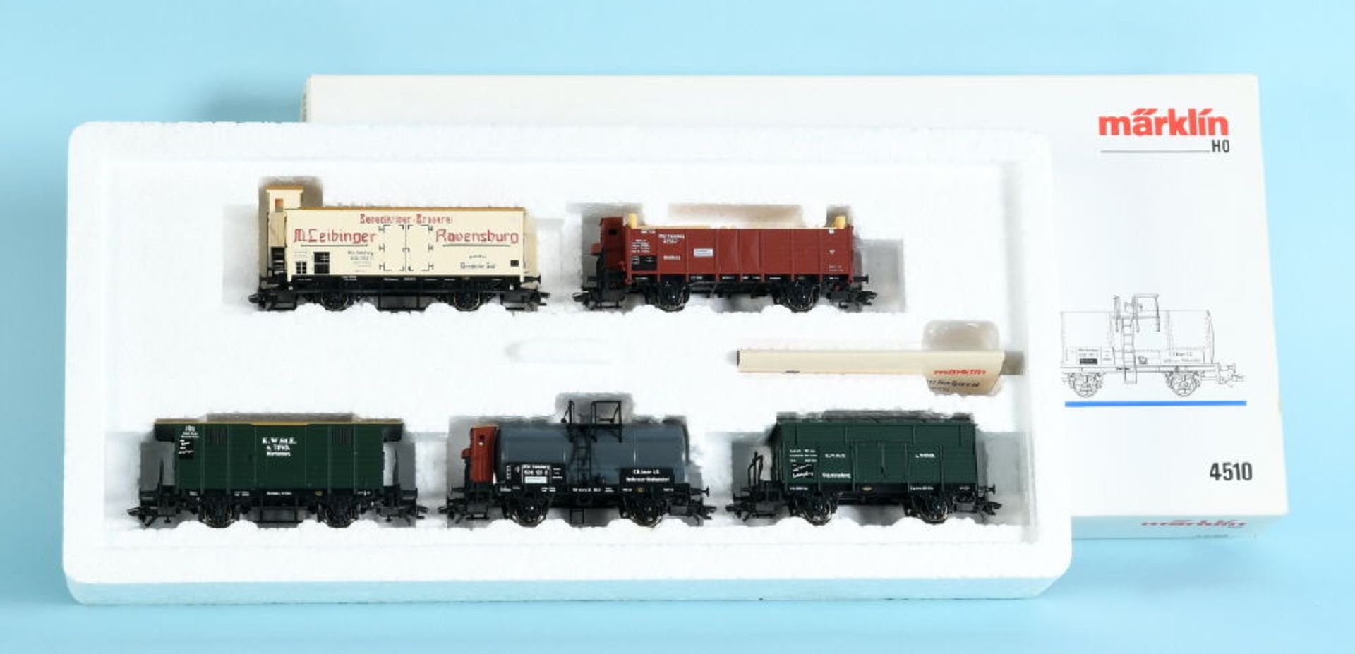 Märklin - Wagenset "Württemberg", Nr. 4510