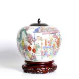 an antique, Chinese, Qing dyn. Container,