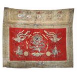 an antique, Chinese, Qing dyn., family alter cloth